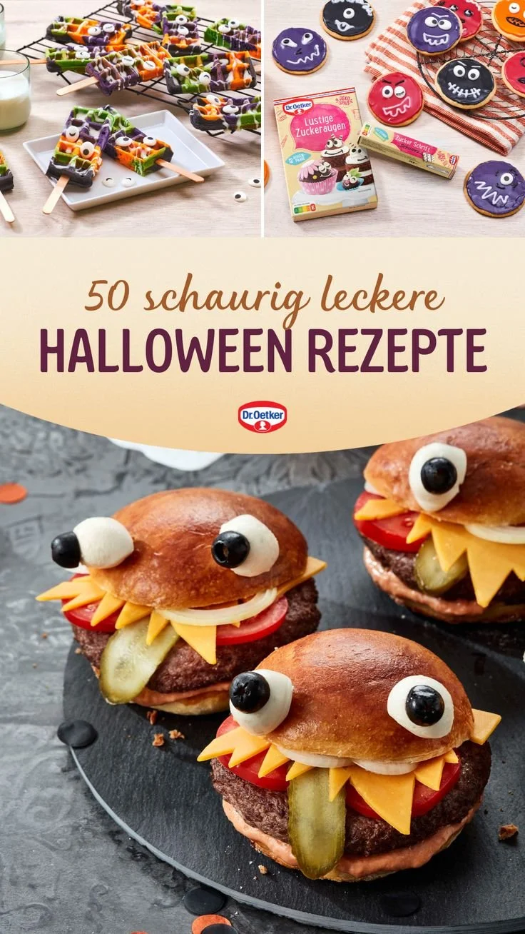 Eine Auswahl an schaurigen Halloween Rezepten für die perfekte Halloween Party.