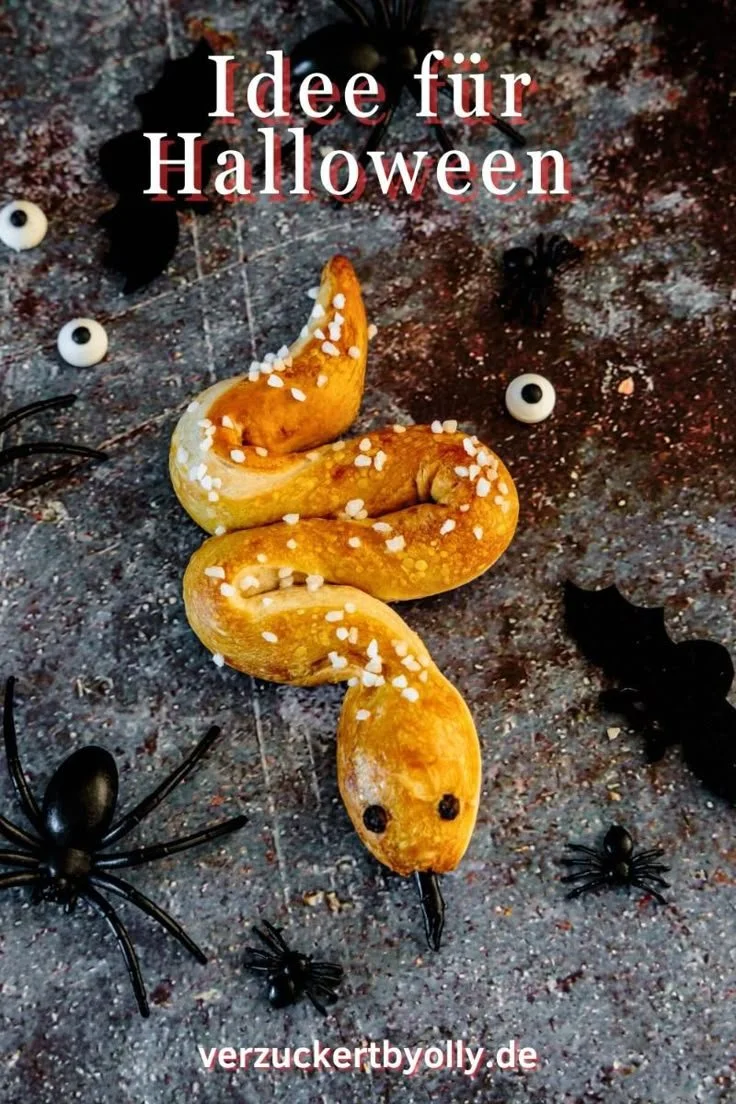 Süße Snacks mit TK-Laugenstangen für Halloween-Party