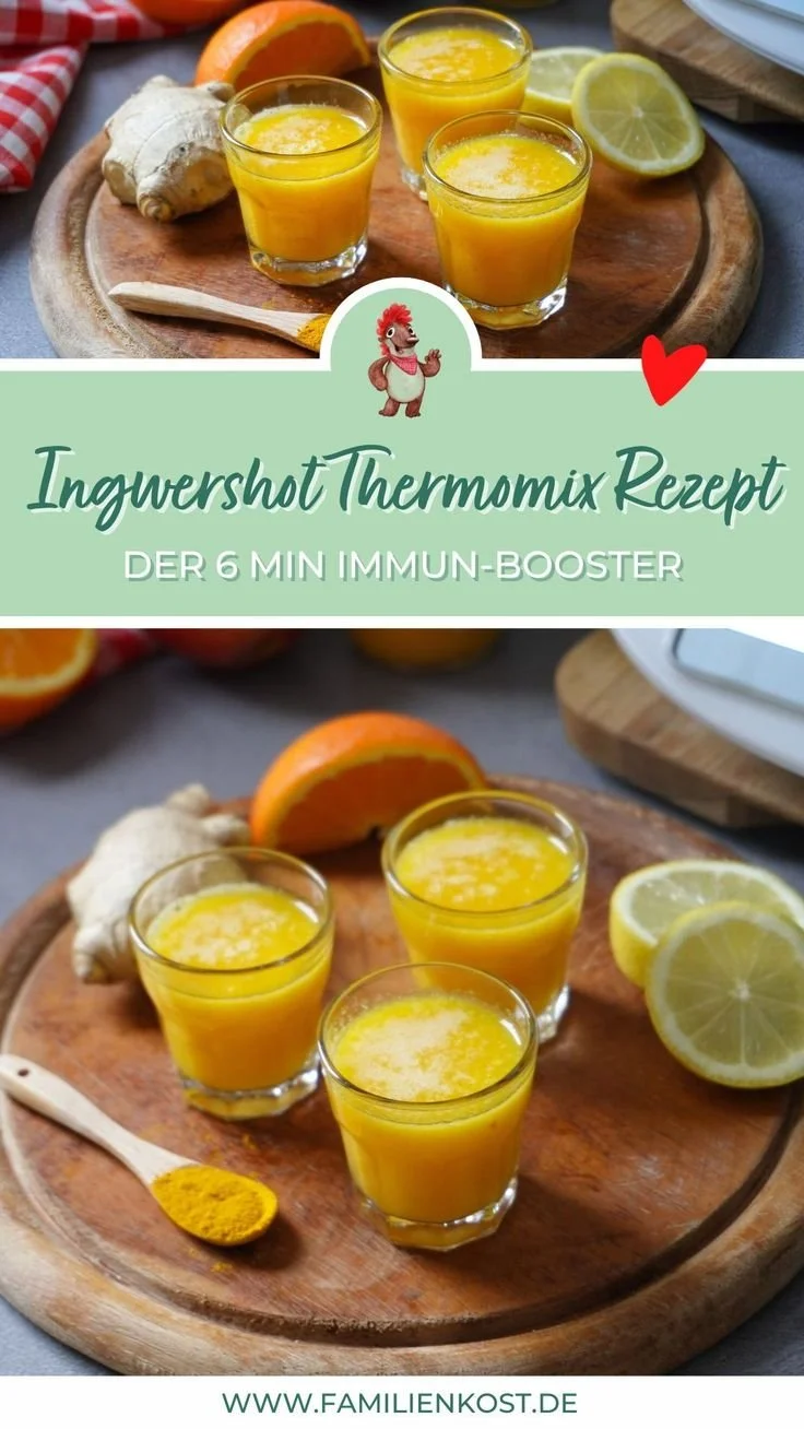 Ingwershot im Thermomix zubereiten für Immunbooster