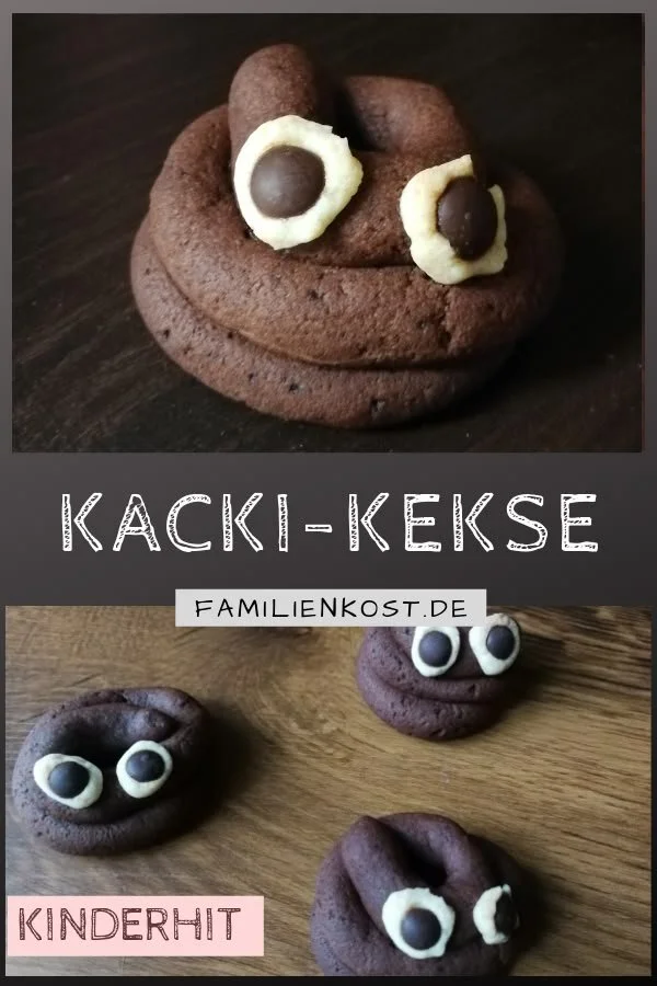 Kacki Kekse als leckere Hundehaufen für Kinder