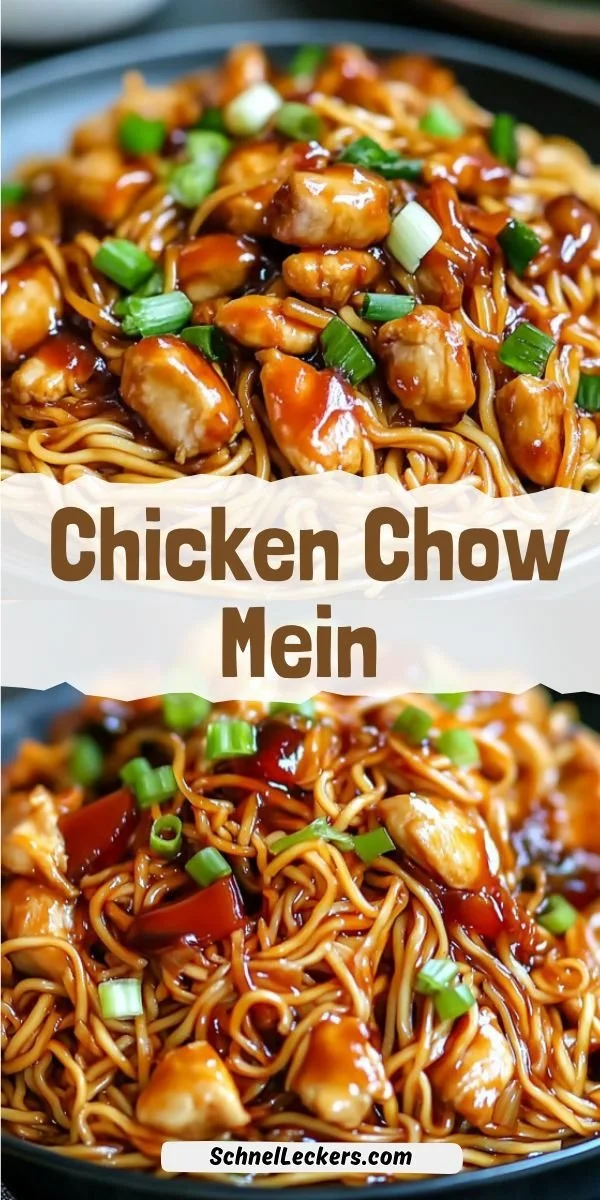 Leckeres Chicken Chow Mein – schnelles Asia-Nudelgericht mit Huhn